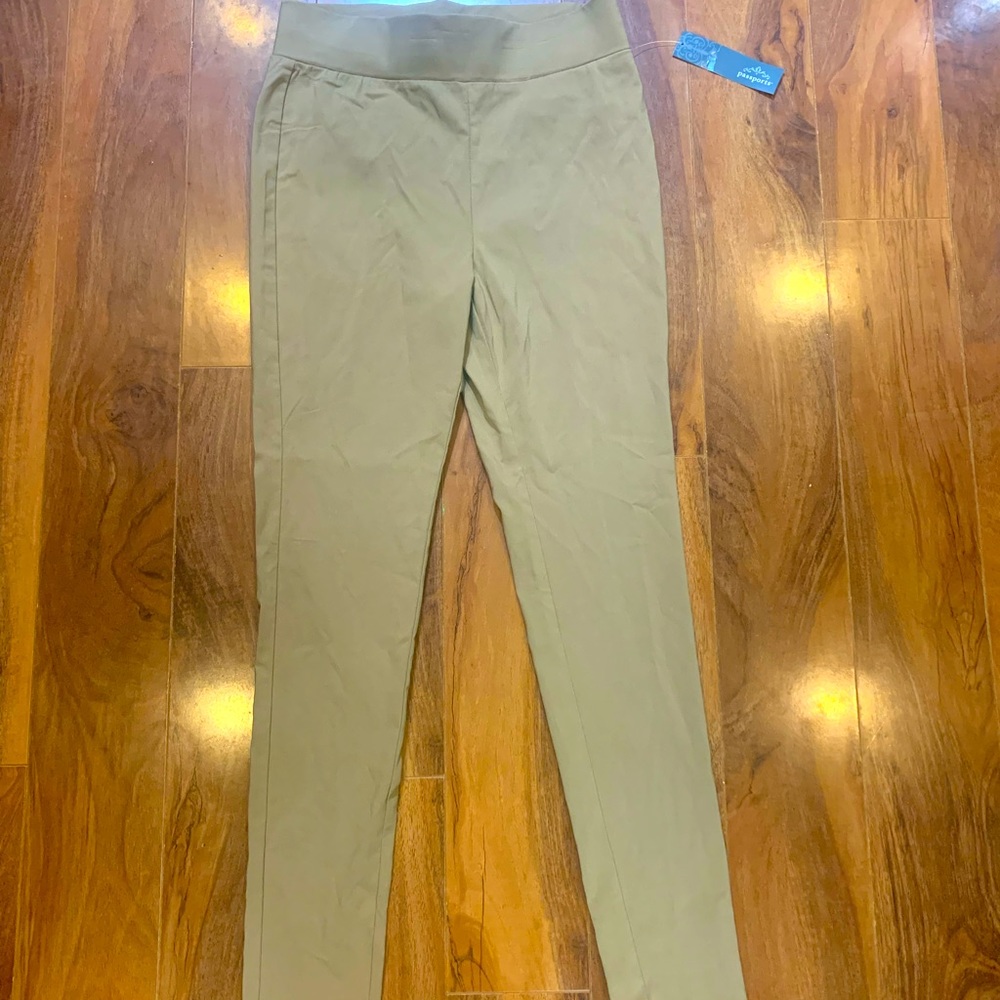 PASSPORT ultra stretch leggings - khaki - dress pants